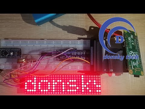 Controlling MAX7219 LED Matrix With RaspberryPi