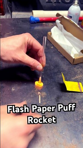DIY Flash Paper Magic Wand