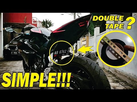CARA PASANG PLAT NOPOL BELAKANG DI KOLONG (UNDERTAIL) | Bang DAP Tutorial