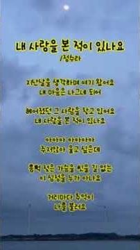 "내 사랑을 본 적이 있나요/정수라" #정수라 #내사랑을본적이있나요 #7080 #명곡 #추억의노래 #가요 #감성음악 #힐링음악 #음악감상 #옛노래