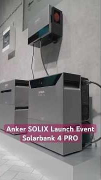Anker SOLIX Solarbank 4 Pro ist da! Product Launch Event #shorts #AnkerSOLIX #Solarbank4Pro