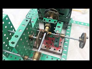 Two Meccano constructions; power outputs and gear box