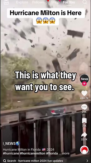 Follow me for REAL videos and live updates on #hurricane #Milton direct from downtown #tampabay. #florida #storm #surge #flood #tornado #tampa