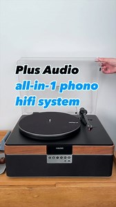 3.1K views · 113 reactions | #PlusAudio integrated turntable + speaker system features a Pro-Ject turntable, strategically-placed 4-speaker array + DSP engineered to minimize interference. also includes Bluetooth input for when you’re not listening to vinyl. ⇢link in bio⁠ ⁠ @plus.audio #plusaudio #turntablesetup #projectaudio #ttlhifi | Turntable Lab | Facebook
