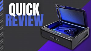 Watch Quick Review - Awesafe Gun Safe with Fingerprint ID on Amazon Live