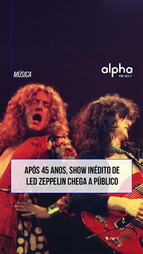 41K views · 1.1K reactions | Um show inédito do Led Zeppelin chegou a...