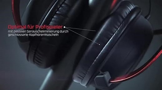 HyperX Cloud II – Gaming Kopfhörer (für PC/PS4/Mac) rot