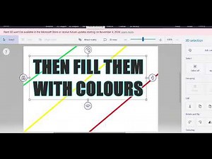 how to blend colours on paint 3D