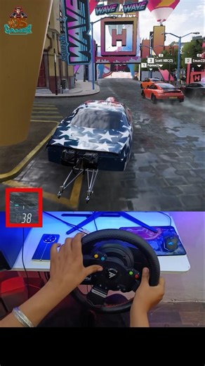 Summit Pro Stock 🚀Camaro— 0-200 to🔥500+ Km/h Launch in 3…2…1 fh5 Drag Race. #shorts #forzahorizon5