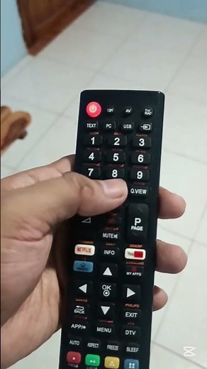 Set up HUAYU universal remote quickly and easily #tcl #tv #control #shorts