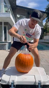 Coke explosion vs. Pumpkin! 🎃 (Messy) | Cam Casey