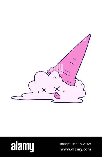 pressure popping animation of splat ice cream cartoon Stock Video Footage - Alamy