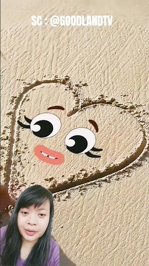 Ngukir di atas pasir 😍‼️#shorts #shortvideo #funny #comedy #trendingshorts ‪@GOODLANDTV‬