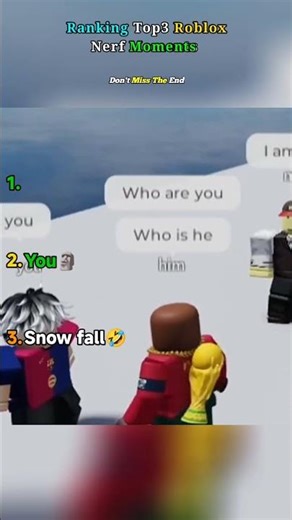 Ranking roblox nerf moments | Roblox Force #shorts #roblox