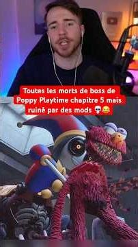 ALL BOSS DEATHS BUT RUINED BY MODS IN POPPY PLAYTIME CHAPTER 5 💀🤣