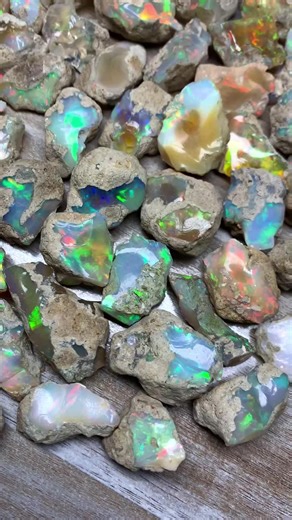 Natural Ethiopian Multi Fire Opal for Sale
