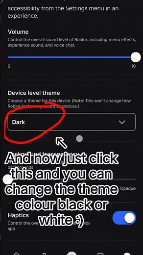 How to change theme colour dark or light in Roblox? (2026) #roblox #tutorial #viral #shorts