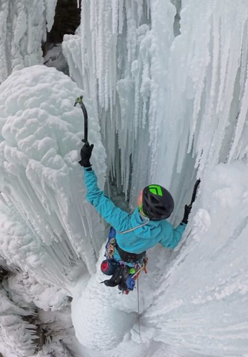 Ice Climbing Adventures: Testing Ice Conditions