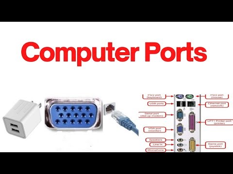 Intro. to Computer Lecture 17: Computer Ports and connectors | Serial, Parallel, VGA and USB Ports