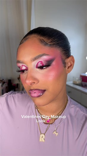 First Valentines Day Look Of 2026 ❤️ Products. 💕 @loréal paris usa - brow lamination gel @PLOUISE - eyeshadow base shade rumor 0 @ColourPop Cosmetics - full 2026 Valentine’s Day collection @🇺🇸MADEBYMITCHELL🇺🇸 - color case @Maybelline NY - lifter foundation shade 220 & lumi matte foundation shade 332 @Milani Cosmetics - conceal and perfect concealer shades 115 & 135 @Saie - dew bronzer @Huda Beauty - blush filter shades one cream and black cherry @Juvia’s Place - liquid blush shade blush Lil