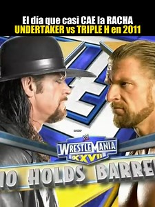 74K views · 2.8K reactions | El día que TRIPLE H casi DERROTA a UNDERTAKER en WRESTLEMANIA #WWE #TripleH #Undertaker | Nexus Lucha Libre | Facebook