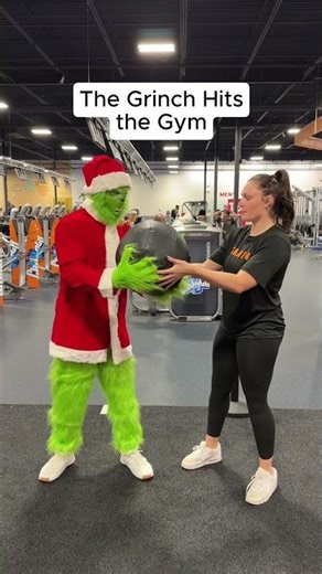 The Grinch hits the gym!