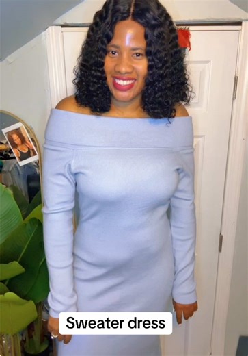 Stylish Women's Fall Off Shoulder Sweater Dress
