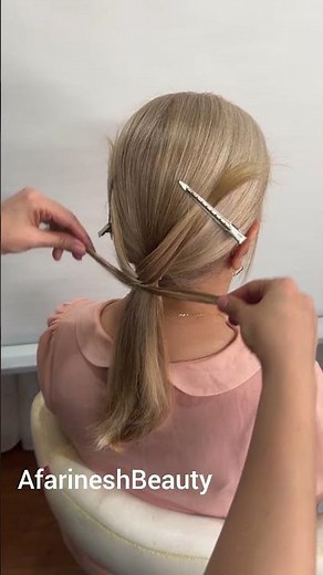 Elegant Hair Made Easy 💫 Quick & Stylish Step-by-Step Tutorial!