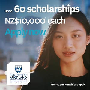 Applications are now open. Apply for the University of Auckland ASEAN High Achievers Scholarship, our exclusive scholarship for new international students who hold a passport from one of the ASEAN Member Countries. This scholarship offers up to NZ$10,000 per student a year toward tuition fees*. *Ts & Cs apply | University of Auckland - Waipapa Taumata Rau