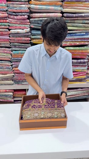 Violet Gharchola Zarsosi Hand Embroidery 2.0. It's a traditional piece which is here to stay for generations to come. We have done some changes to the traditional design and given it our own touch. Hand embroidery with zardosi style embroidery, sequins make it perfect for a traditional occasion. Fall in love with the beautiful drape of this classic. Order on www.mahavirs.com Or WhatsApp 91 8369591691 Link to Whatsapp https://wa.me/message/DFOXOQSKNZVQB1 #Saree #Sarees #Gharchola #GharcholaSaree 