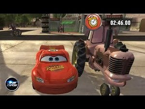 Disney Cars Tractor Tipping with Lightning McQueen