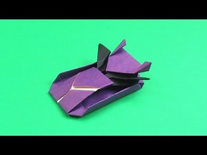 Origami car. How to make a car out of paperDIY