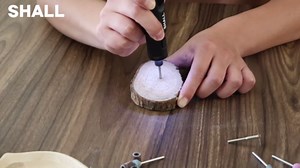 SHALL Cordless Rotary Tool Kit, 3.7V Mini Rotary Tool with 5 Speed and 104 Accessories, Multi-Purpose Power Engraving Tool for Sanding, Cutting, Carving, Drilling, Polishing, DIY Crafts - Type-C