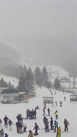 3.4K views · 186 reactions | Snow is falling across the Pocono Mountains ❄️ Get ready for some epic fun on the slopes and trails. Video captured from our live cameras across the Poconos on January 6th. #PoconoMtns #PoconoMountains #SnowDay #HitTheSlopes #ItsSnowing #VisitPA #WinterStorm | Pocono Mountains Visitors Bureau | Facebook