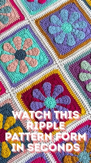 What makes this simple blanket pattern so satisfying