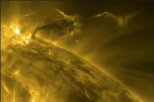 Watch a Giant Solar 'Tornado' Whirl Off the Sun (Video)