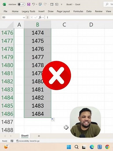 Numbering in Excel Sinhala