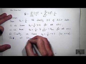 Alternating series and absolute convergence