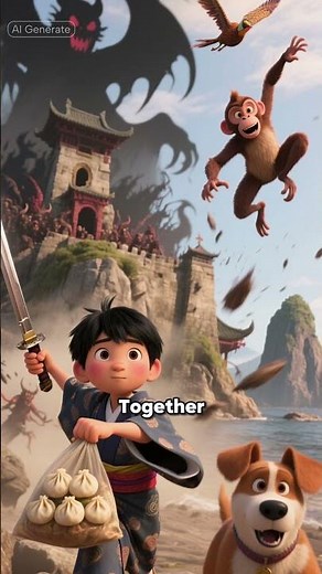 Momotaro | Japanese Folklore Story with Moral Lesson | Peach Boy Fairy Tale