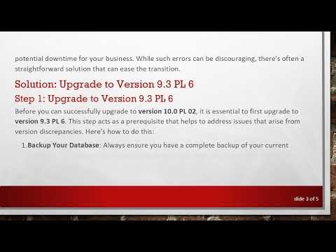 How to Fix SAP B1 Upgrade Errors: From Version 9.2 to 10.0