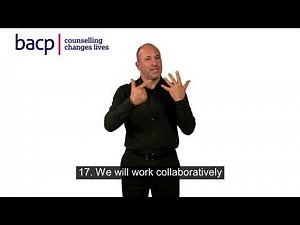 Working to professional standards BSL version