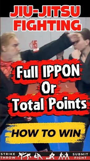 Jiu-Jitsu Fighting 🥋 | How to WIN a Match (Full Ippon or Points)