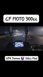 163K views · 2.1K reactions | CF MOTO 300cc Race with Mod GPX Demon...