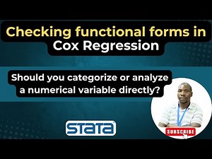 Checking functional form of covariates in cox regression