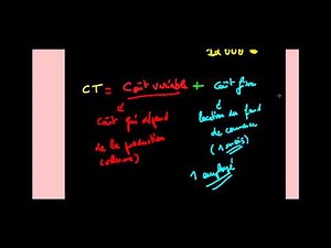 Microéconomie - le coût total