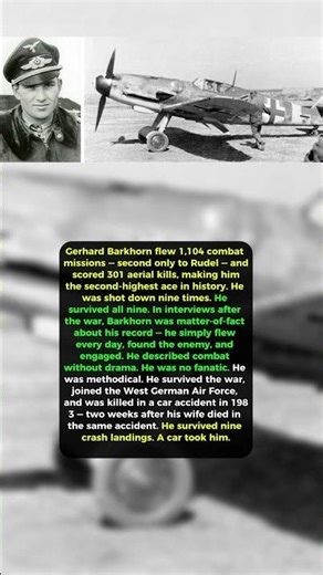 Afraid of Peace:🙄The 301-Ki*l Legend Who Feared an Empty Sky #history #ww2 #viral