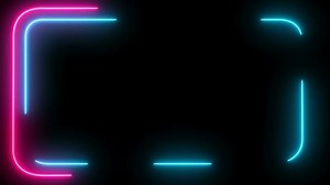 Download Colorful frame neon light, Abstract background. Abstract neon lights for free