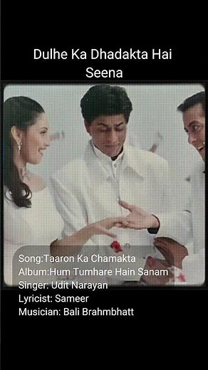 Taron Ka Chamakta Gehna Ho (Lyrics) | Udit Narayan | Hum Tumhare Hain Sanam