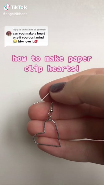 DIY Paper Clip Heart Jewelry Tutorial