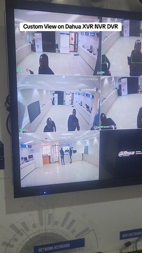 Setting up Custom View on Dahua XVR NVR DVR